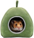 Hysgscwd Guinea Pig Bed, Plush Tent Bed for Small Animals, Cozy Soft Pet Tent, Pet Cage Accessories, Ideal Hideout Cave, Warm Comfort Shelter for Hamsters Bunnies Chinchillas Ferrets Hedgehog