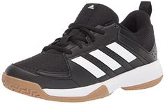 adidas Ligra 7 Track and Field Shoe, Black/White/Black, 1.5 US Unisex Little Kid
