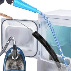 Sealegend Dryer Vent Cleaner Kit Vacuum Attachment Bendable Dryer Lint Remover with Guide Wire Dryer Lint Screen Cleaning Hose