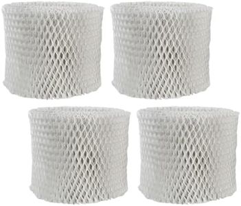 4 Pcs WF2 Replacement Wick Filters for Kaz Vicks V3100 V3500 V3700 V3800 V3900 3020 Sunbeam 1118 1119 Series, for Honeywell HCM-350 HCM-630 HCM-300T Relion WA-8D Enviracaire ECM-500 Humidifiers
