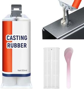 PVZXR Heat Resistant Waterproof Metal Repair Glue Heavy Duty Metal Repair Paste High Strength Fast Curing Liquid Epoxy Glue for Hole Filler Aluminum, Steel, Plastic, 1.7 Oz