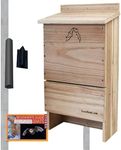 BestNest Triple-Celled Bat House Kit with Pole, 250 Bats