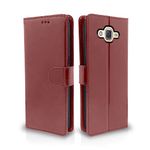 Pikkme Samsung Galaxy J7 2015 / J7 / J7 Nxt Flip Cover Leather Finish Wallet Back Case for Samsung Galaxy J7 2015 / J7 / J7 Nxt (Brown)