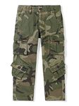 OCHENTA Boys' Casual Cargo Pants with 8 Pockets Camouflage Combat Tactical Scout Trousers Camo 29 Tag 170-11-12 Years