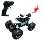 TOY TREKKER’S Remote Control Moka Stunt Car with Smoke Spray Mist Function 1:24 Rock Crawler 4WD Monster Truck High RC Toy Car for Kids