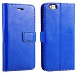 NWNK13 iPhone 5S case, iPhone Se case iPhone5s Premium Leather Shockproof Case with Card Slots Wallet [ Stand Feature] M blue