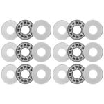 uxcell AXK1024 Thrust Needle Roller Bearings with Washers 10mm Bore 24mm OD 2mm Thickness 6pcs