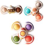 ALASOU 3PCS Pop Suction Cup Spinner