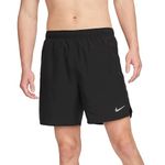 NIKE DV9359-010 M NK DF Challenger 7BF Short Shorts Men's Black/Black/Black/Reflective SILV Size M