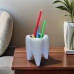 Pen stand/Dental shape pen pencil holder Stationary stand Tooth shape Pencil holder