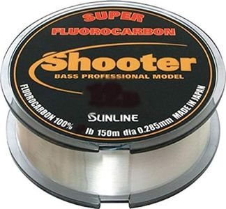 Sunline Fluorocarbon New Shooter Fishing Line, 20-Pound Test/150m, Natural Clear