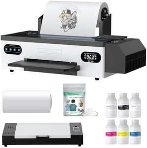 SENORTIAN A3 DTF Transfer Printer with Oven Bundle Set, L1800 DTF Printer Machine 13" Max Print Width, High Speed, Safety Print Software, Roll Feeder for Dark and Light T-Shirt Printing and Hoodies