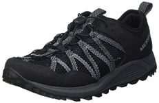 Merrell mens Wildwood Aerosport Water Shoe, Black, 10 US