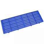 PSK PET MART Pet Plastic Flooring Mat for Dog/Cat/Rabbit/Goat Multipurpose Floor Mat 36x12 Inch (Pack of 2) (Blue)