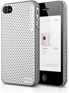 Erago iPhone 4 Breeze 2 Case Soft Feeling Metallic Silver