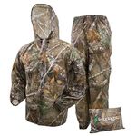 FROGG TOGGS Men's Standard Ultra-Lite2 Waterproof Breathable Protective Rain Suit, Realtree Edge, XX-Large