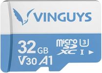 VINGUYS® Micro SD Card, Ideal for VINGUYS Bird Feeder Camera, No Cloud Subscription Needed Anymore, Up to 4K Bird Video Recording, Full HD, Up to 100MB/s, U3, V30, A1, 32GB High-Speed TF Card