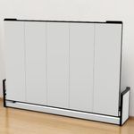 Wallbedking - Murphy Bed - Studio Horizontal Wall Bed - Fold Up - Space Saving Folding Bed Frame - Pull Down (140 cm x 200 cm)