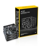 Ant Esports Darkflow 120mm 3 IN 1 Case Fan Kit - Black, High Static Pressure, PWM Control, 1800 RPM, 73.6 CFM Airflow