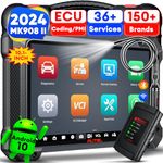 Autel MaxiCOM MK908 II 2024 Car Diagnostic Scan Tool: Level-Up Ver. of MK908/ MK906 PRO, AutoScan 2.0, Android 10, 4G+128G, 2.4 & 5G WiFi, Advanced ECU Coding, Bidirectional Active Test, 36+ Services