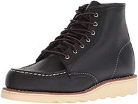 Red Wing Heritage Women's 6" Moc-W Boot, Black Boundary, 9