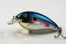 Akuna [BP 56 3.1-Inch Shallow Diving Crankbait Fishing Lures for Northern Pike, Metallic Blue Shad, Two of One Color