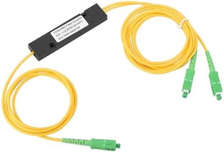Biuzi Divisor de Fibra óptica, Small Volume SC APC 1X2 PLC Divisor de Fibra óptica monomodo Divisor PCL para Red óptica pasiva