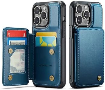 Vinich for iPhone 14 Pro Max Wallet Case with Card Holder, RFID Blocking Credit Slots Kickstand Shockproof Phone Cover Fit for iPhone 14 Pro Max 6.7" Blue