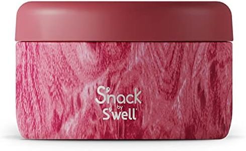 S'well S'nack Stainless Steel Food Container - 10 Oz - Rose Arbor - Double-Layered Insulated Bowls Keep Food Cold for 10 Hours and Hot for 4 - BPA-Free