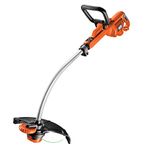 BLACK+DECKER Electric Strimmer, 700W, 240V, Corded, Automatic Single Line Feed, Cutting Width 33cm, GL7033-GB