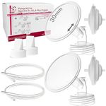 Nenesupply Generic Pump kits Compatable for Spectra S2 Spectra S1 Spectra 9 Plus Breastpump Flange Valve Tubing Backflow Protector Not Original Spectra Parts Replace 2X30mm Spectra Flange Spectra Valve and Tubing