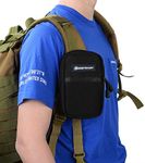 BOOSTEADY Backpack Strap Pouch, Smartphone Strap Pack, Backpack Attachment Bag for Hikers