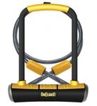 Magnum ONGUARD Pitbull DT Shackle High Security Bicycle Cycling U-Lock with 4' Flex Cable LK8005