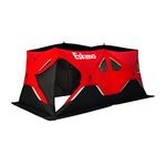 Eskimo FF9416I FatFish Insulated Pop-up Portable Ice Fishing Shelter, 7-9 Person