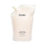 OUAI Thick Shampoo Refill - Hydrating Shampoo with Keratin, Marshmallow Root, Shea Butter & Avocado Oil for Thick Hair - Strengthens Strands - Paraben, Phthalate, Sulfate Free Shampoo - 32 oz