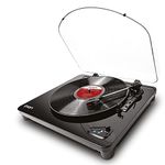 ION Audio Air LP | Bluetooth Enabled Three-Speed Vinyl Turntable with USB Conversion - Luxurious Piano Black Finish