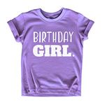 Big Sister Shirt Big Sister Announcement Toddler Shirts Promoted to Girls Outfit, White on Purple, 10-12 Years