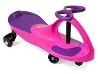 PlasmaCar The Original by PlaSmart-Pink | Purple-Ride On for Ages 3 Years and Up-No Batteries, Gears or Pedals-Twist, Turn, Wiggle for Endless Outdoor Fun- Sit Down Kids Riding Push Around Toy