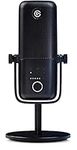 Elgato Wave:3 - Premium Studio Quality USB Condenser Microphone for Streaming, Podcast, Gaming and Home Office, Free Mixer Software, Sound Effect Plugins, Anti-Distortion, Plug ’n Play, for Mac, PC