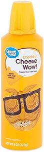 Great Value Cheese Wow Pasteurized Process Cheddar Cheese Product, 8 oz, pack of 6
