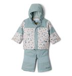 Columbia Toddler Unisex Mighty Mogul II Set, Dark Stone Watergarden/Crushed Blue, 4T