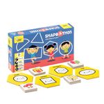 Clever Cubes Shape-A-Thon: Educational Game About All The Different Shapes. Perfect for Kids 2+ Years. Birthday Return Gift., Multicolor