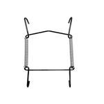 Invisible Plate Hangers for Wall | Decorative Dish Display Holders Hanging Wires Spring Hook Holder Fit to Hang on Wall (Black Plate Hanger, 9 -13 cm (3.5 - 5 Inch))