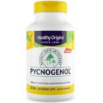 Healthy Origins, Pycnogenol, 150mg, Pine Bark Extract with Procyanidins, 120 Vegan Capsules, Lab-Tested, Soy Free, Gluten Free, Vegetarian, Non-GMO