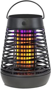 PIC Portable Solar Insect Killer Torch (FLPT), Bug Zapper and Flame Accent Light, Kills Bugs on Contact