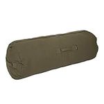 Stansport 1232 Deluxe Duffel Bag with Zipper, Olive Drab, 42 x 25