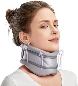 babaka Neck Brace for Neck Pain and Support, Soft Neck Brace Cervical Collar for Women & Men, Neck Support with Support Pad for Sleeping, Relieves Pain and Spine Pressure (L(15"-18.9"))