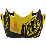 Troy Lee Designs SE4 Flash Visor Off-Road Motorcycle Helmet Accessories - Black/Yellow/One Size