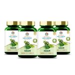 Search Wellness Ayurvedic Neem 60 Capsule (Pack of 4) | For natural blood Purification | Supports Detoxification & Clear Skin | Soothes Redness & Itching | Control Acne & Pimple