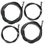 Lomodo 2 Pair Bicycle Brake Cable Brake Wire (Front and Rear) for Mountain/Road/MTB Bike (4)